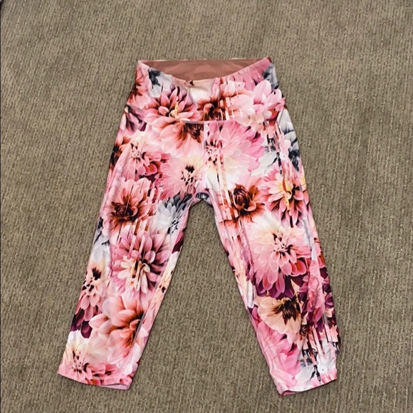 Cotton On Pants & Jumpsuits Cotton On Floral Pink Workout Pants
